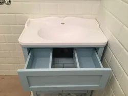 Тумбочка под раковину в ванную фото