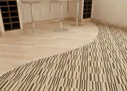 Design floor covering for apartment