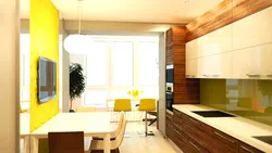 Kitchen Design 18 Sq M With Balcony Photo