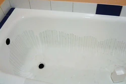 Bath after acrylic photo