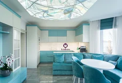 Tiffany kitchen color in the interior
