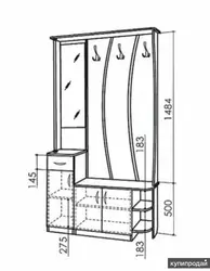 Drawings Of Furniture For The Hallway Photo