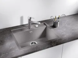 Stone sinks for kitchen photo