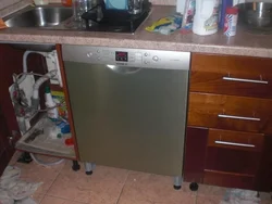 Как встроить в кухню посудомоечную машину фото
