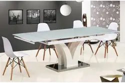 Modern Style Sliding Kitchen Table Photo