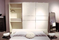 Photo Of A Bedroom In A Modern Style With A Compartment