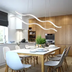 Photo Of A House Kitchen With Chandeliers