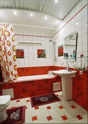 Пәтердегі ас үйдегі ванна дизайнының фотосуреті