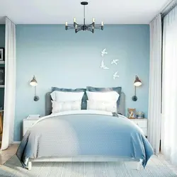 Gray Blue Bedroom Design Photo