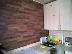 Finishing The Kitchen With Laminate Walls Photo Design