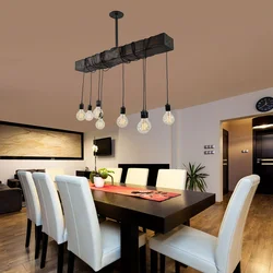 Подвесные Светильники На Кухне Над Столом Фото В Интерьере