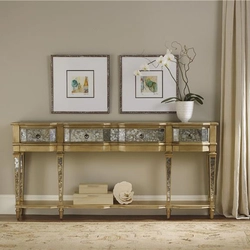 Furniture console in the living room photo