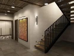 Ikkinchi qavatdagi koridor dizayni fotosurati