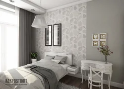 White Walls In The Bedroom Interior Photo