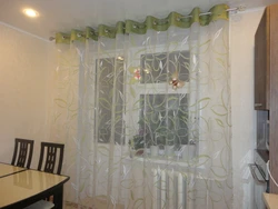 Curtains For The Kitchen With Rings Photo