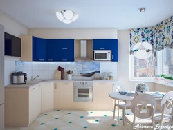 Kitchens blue and white photo