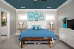 How to paint a bedroom in two colors photo