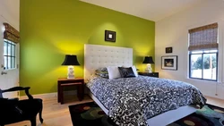 How to paint a bedroom in two colors photo