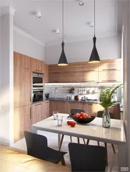 Light design for a small kitchen