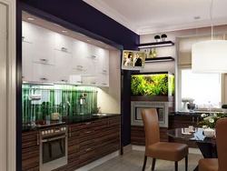 Design of two-tone corner kitchens