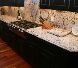 Kitchens with artificial countertops photo