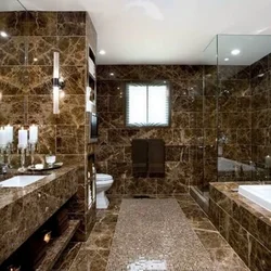 Мәрмәр және мозаикалық ванна дизайны
