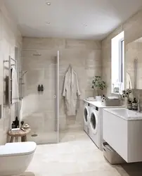 Gray Beige Bath Design