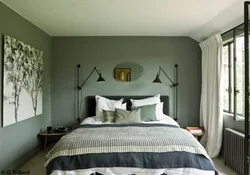 Gray green bedrooms photo