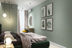 Gray green bedrooms photo