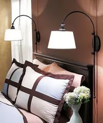 How to hang a lamp in the bedroom photo