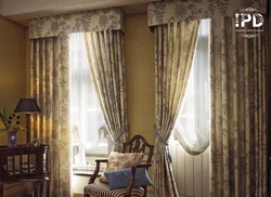 Дизайн штор для спальни в классическом стиле
