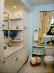 Мебель для ванной в интерьере фото комнаты