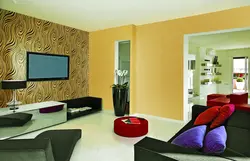 Modern Wallpaper Color For Living Room Photo