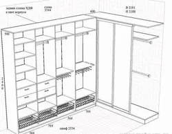 Фото схемы встроенных шкафов прихожих
