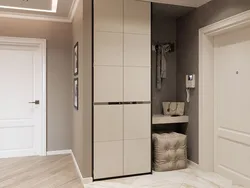 Hallway with 2 cabinets design
