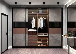 Hallway With 2 Cabinets Design