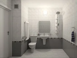 Дизайн ванной из дешевой плитки