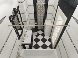 Checkerboard Bathroom Tiles Photo