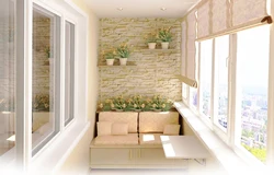 Balconies in the apartment photo interior design