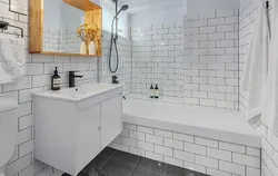 White Grout In The Bathroom Photo