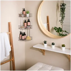 Bathroom Design With Shelves In The Wall