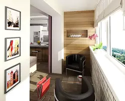 Дизайн однокомнатной квартиры с лоджией на кухне