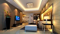 Apartment design suspended ceilings