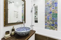 Mediterranean style bath interior