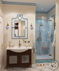 Mediterranean style bath interior