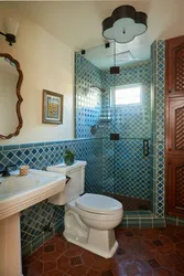 Mediterranean style bath interior