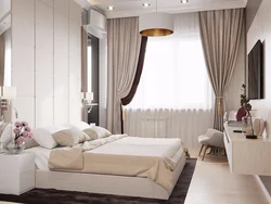 Шторы для белой спальни в современном стиле фото