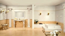 Bathtub with column photo