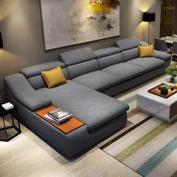 Дизайн мягкой мебели для гостиной