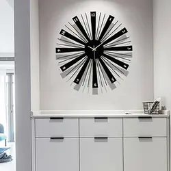 Kitchen wall clock design photo